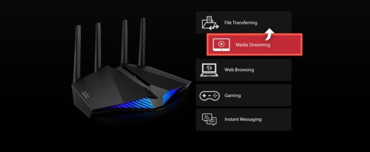 Router Gaming ASUS RT-AX82U 5