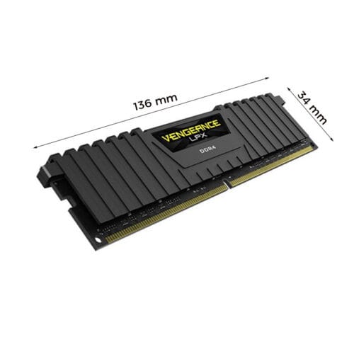Ram Desktop Corsair Vengeance LPX (CMK16GX4M1E3200C16) 16GB (1x16GB) DDR4 3200MHz (