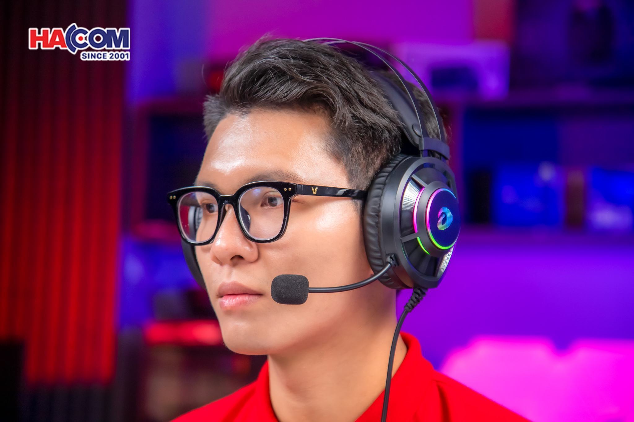 Tai Nghe Dareu EH469 RGB (USB, 7.1, LED RGB, Black)