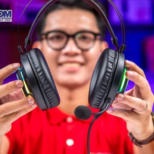 Tai Nghe Dareu EH469 RGB (USB, 7.1, LED RGB, Black)