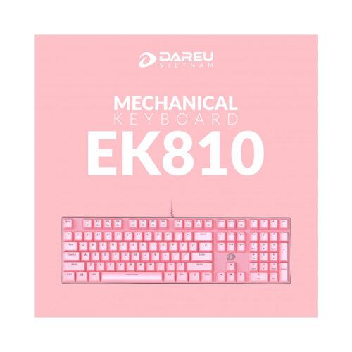 Bàn Phím cơ Dareu EK810 Pink