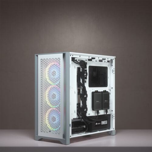 Vỏ Case Corsair 4000D Airflow TG White (Mid Tower/Màu Trắng) 02