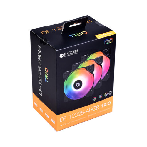 Fan Case ID Cooling DF-12025-ARGB TRIO 3pcs Pack ảnh 9