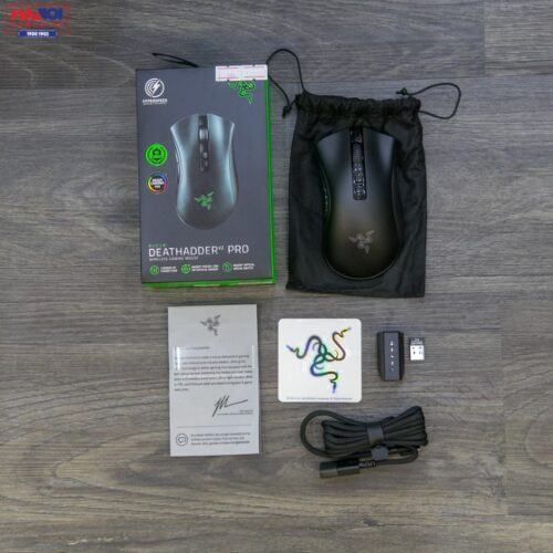 Chuột không dây Razer DeathAdder V2 Pro (RZ01-03350100-R3A1) (USB/RGB/Black)