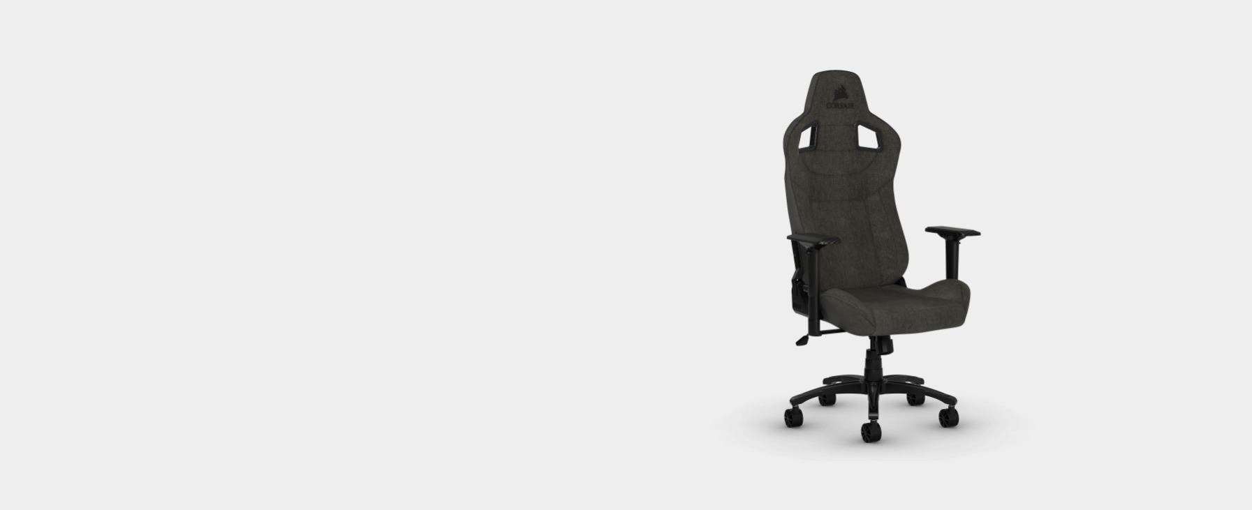 Ghế game Corsair T3 RUSH Charcoal ảnh 2