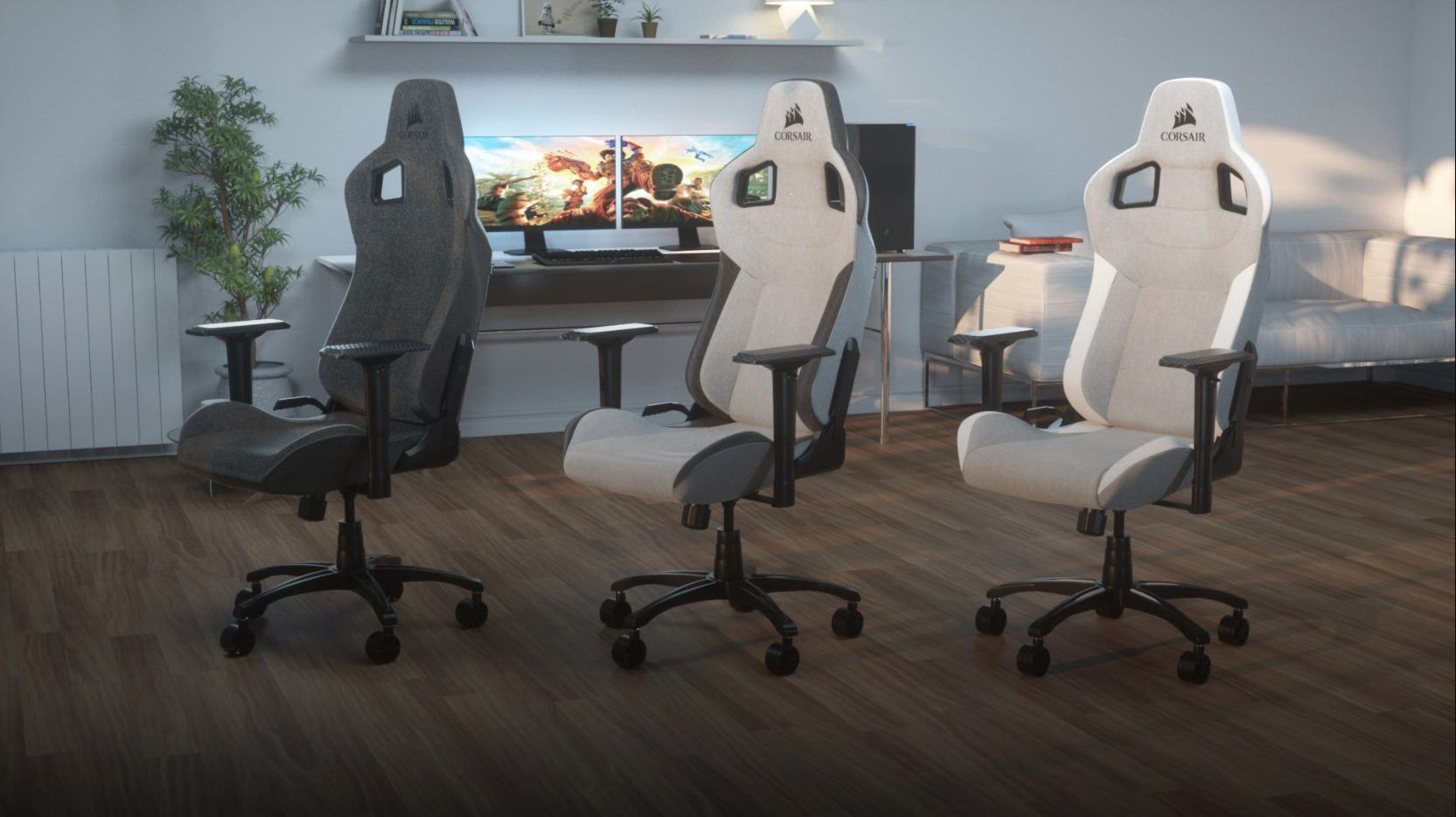 Ghế game Corsair T3 RUSH Charcoal ảnh 1