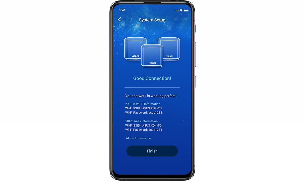 55854_bphtwifiasusxd4b-3-pkmeshwifi6chunax180011 Bộ phát wifi ASUS XD4 (B-3-PK) Mesh wifi 6, Chuẩn AX1800 5