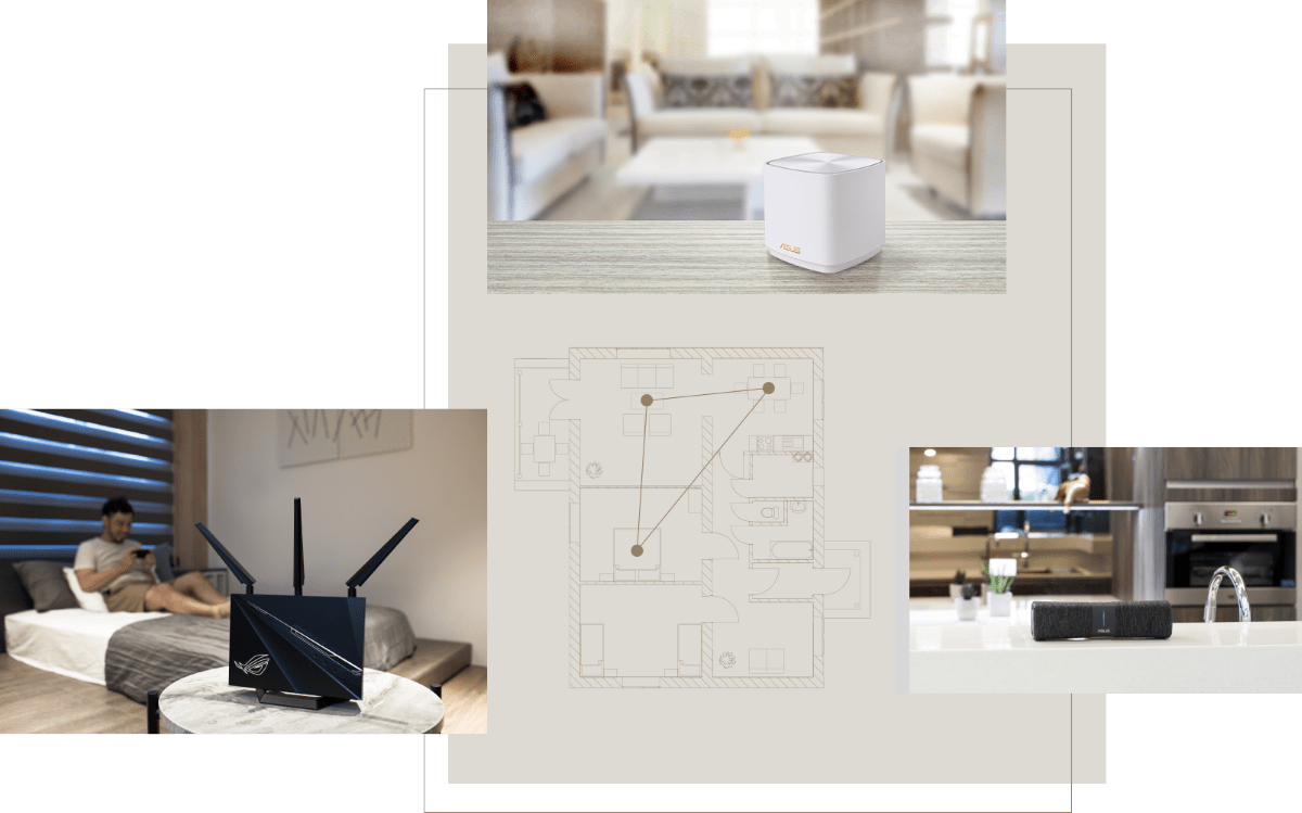 Bộ phát wifi ASUS XD4 (W-3-PK) Mesh wifi 6, Chuẩn AX1800 8