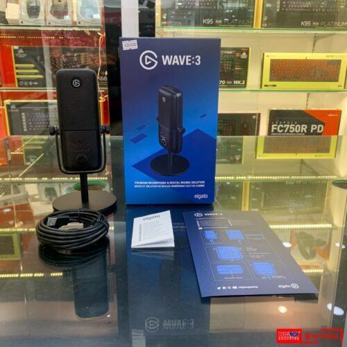ảnh chụp Microphone Elgato Wave 3 cùng phụ kiện