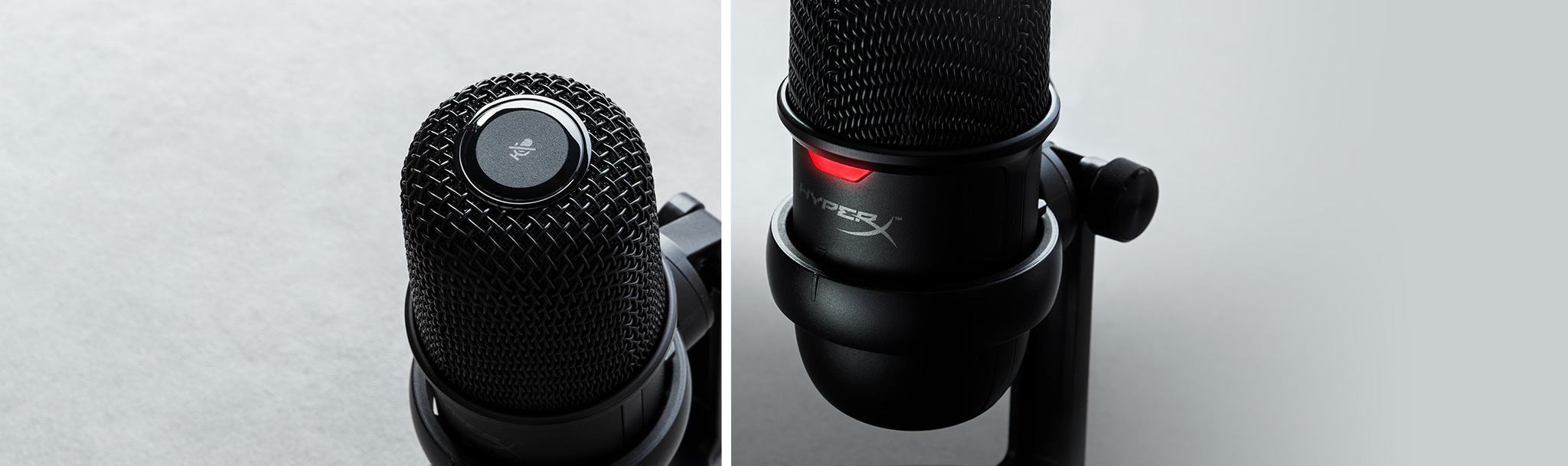 Microphone Kingston HyperX Solocast - Standalone Microphone HMIS1X-XX-BK/G có thể tắt tiếng chỉ với 1 chạm