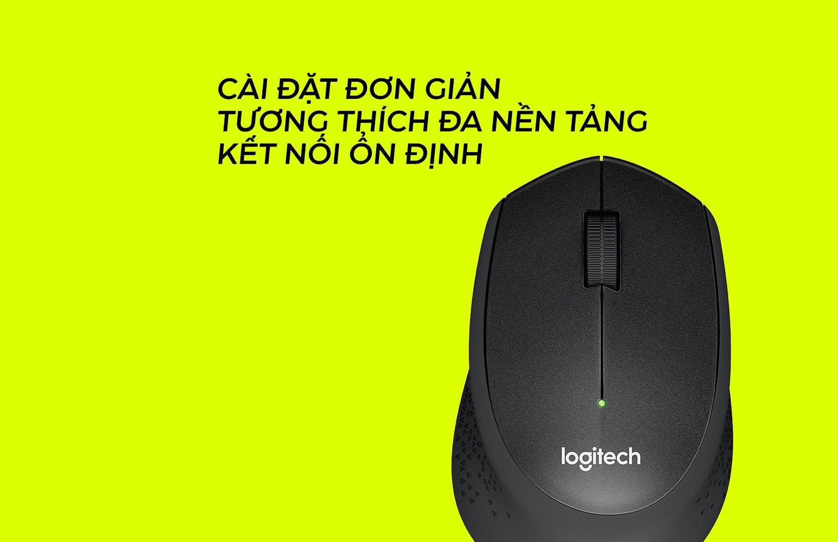 Chuột không dây Logitech M331 (USB/màu đỏ)