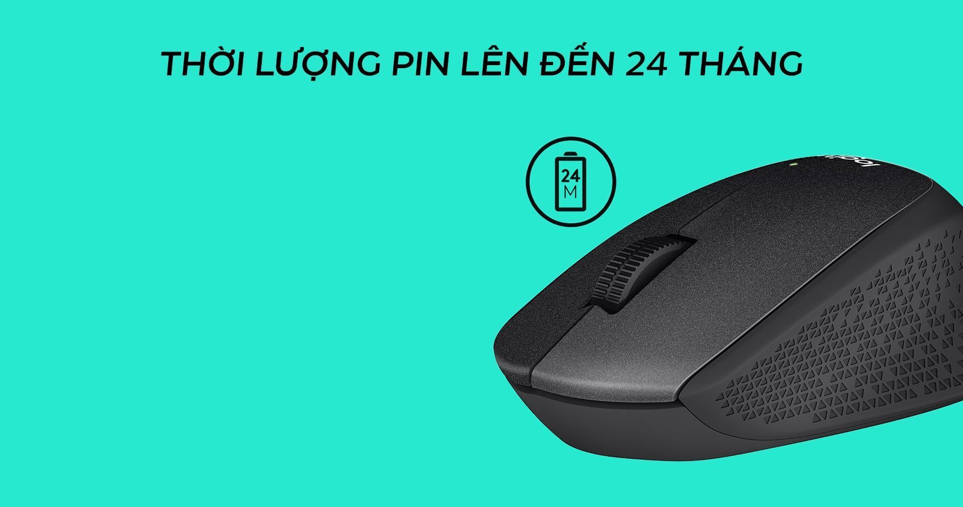 Chuột không dây Logitech M331 (USB/màu đỏ)