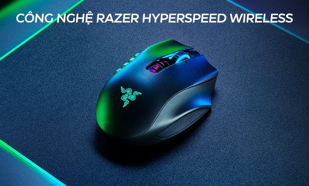 Chuột không dây Razer Naga Pro Wireless (USB/RGB) (RZ01-03420100-R3A1)