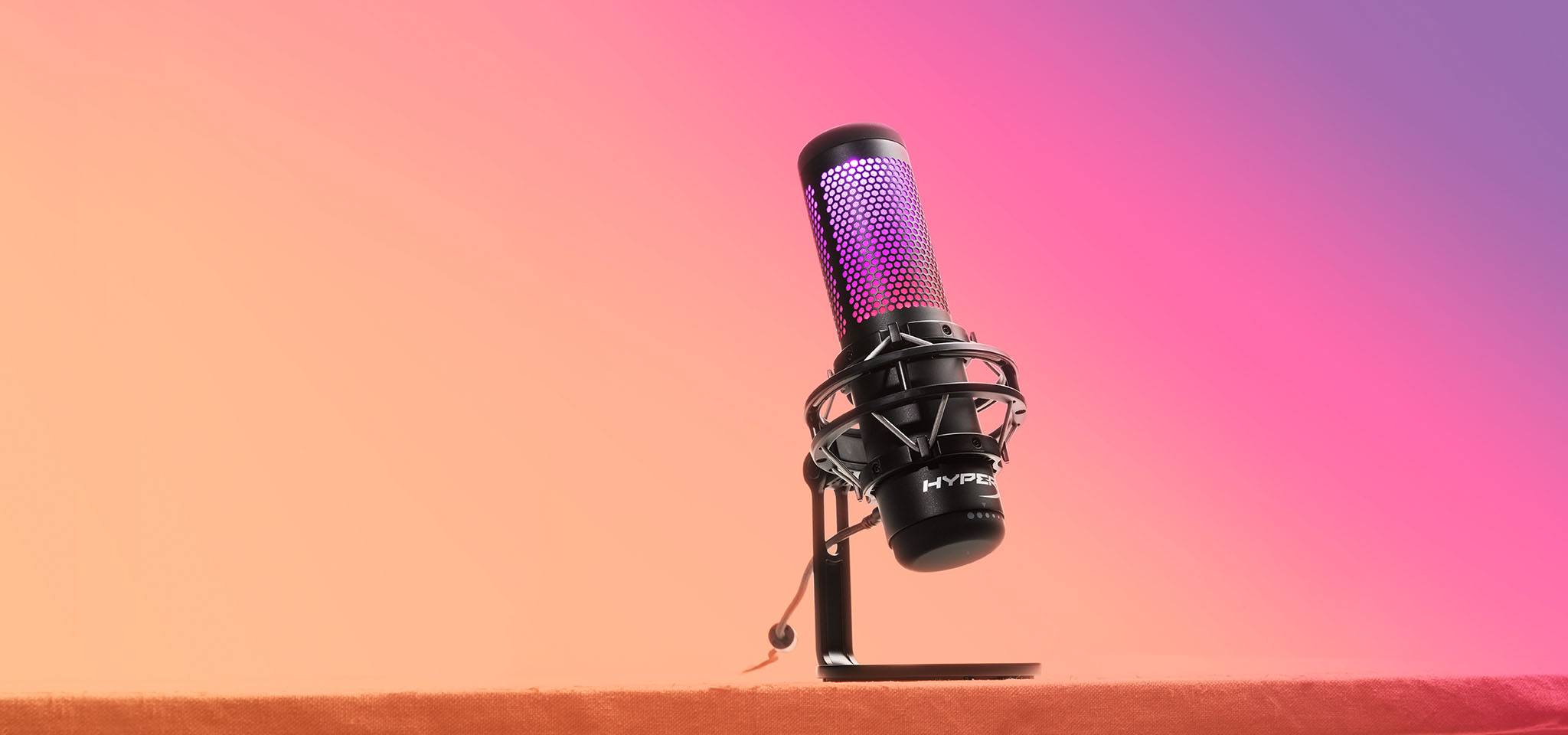 Giới thiệu Microphone Kingston HyperX QuadCast S RGB - HMIQ1S-XX-RG/G