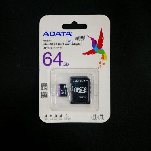 Thẻ nhớ 64GB ADATA UHS-I MICRO SD CLASS10