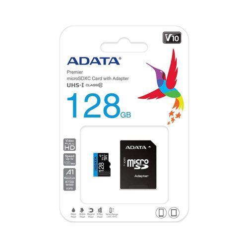 Trang chủ Thẻ nhớ 128GB ADATA UHS-I MICRO SD CLASS10 (AUSDX128GUICL10A1-RA1)