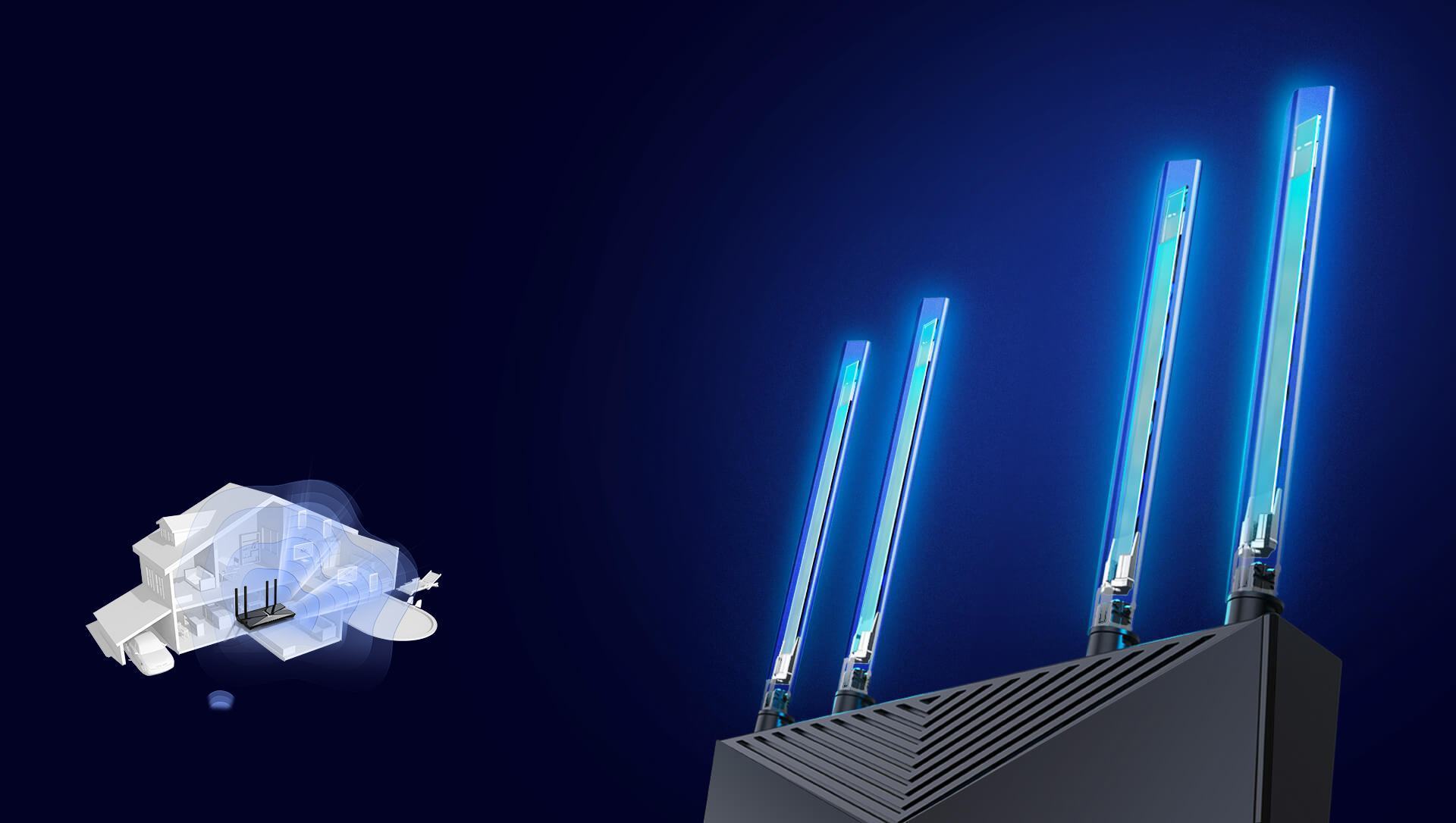 Bộ phát wifi TP-Link Archer AX50 Wifi 6, AX3000 6