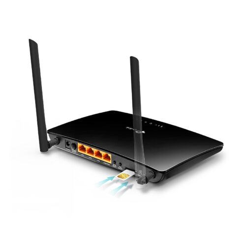 mặt chéo phía sau Bộ phát 4G TP-LinkTL-MR6400 Wireless N300 Mbps
