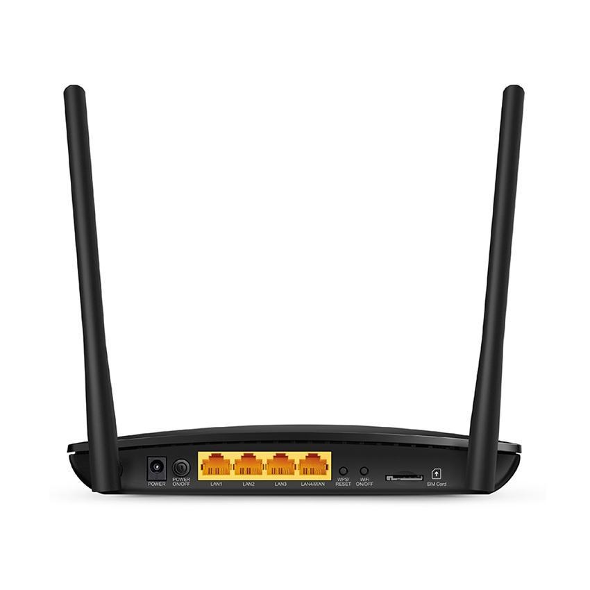 cổng kết nối của Bộ phát 4G TP-LinkTL-MR6400 Wireless N300 Mbps