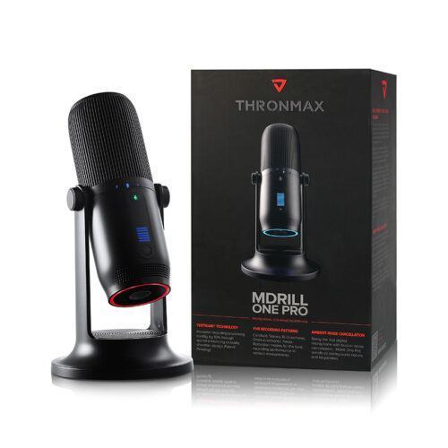 Microphone Thronmax Mdrill one Jet Black cùng vỏ hộp
