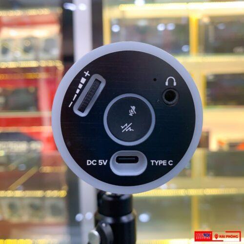 ảnh chụp khu vực kết nối của Microphone Thronmax Mdrill Pulse