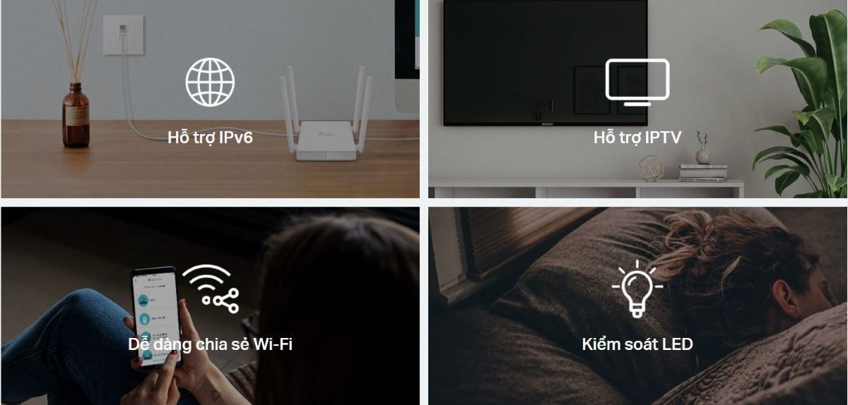 Bộ phát wifi TP-Link Archer C54 tốc độ AC1200Mbps 7