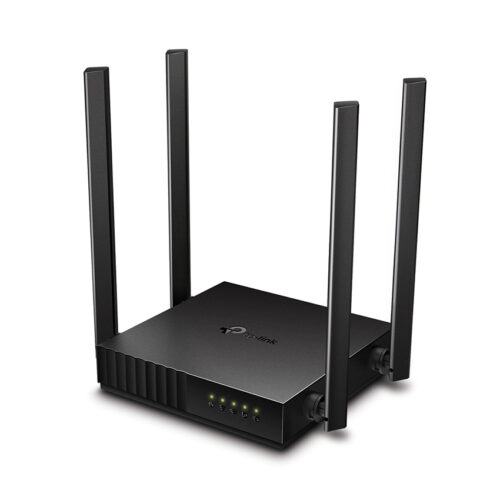 mặt nghiêng trái Bộ phát wifi TP-Link Archer C54 tốc độ AC1200Mbps