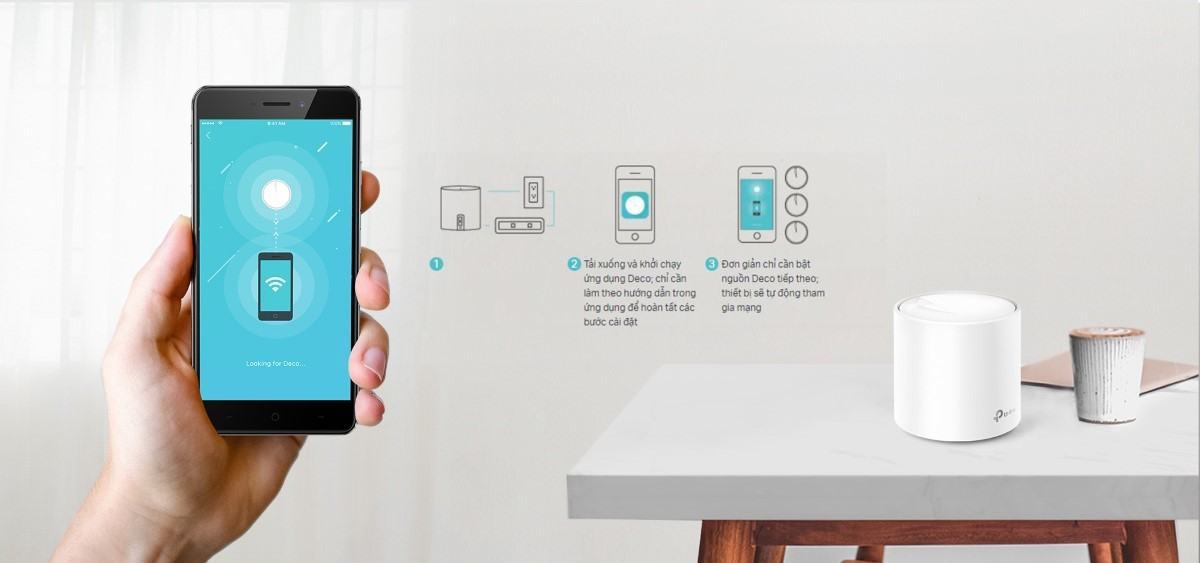 57267_wifimeshtp-linkdecox603packwifi6ax3000 Bộ phát wifi Mesh Tp-Link Deco X60 3 pack WIFI 6 AX3000 5