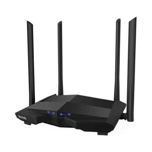 mặt nghiêng trái Bộ phát wifi Tenda AC10 Tộc độ AC1200Mbps