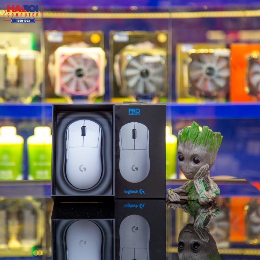 LMC Chuột không dây Logitech Pro X Superlight White (USB/Trắng/910-005944)