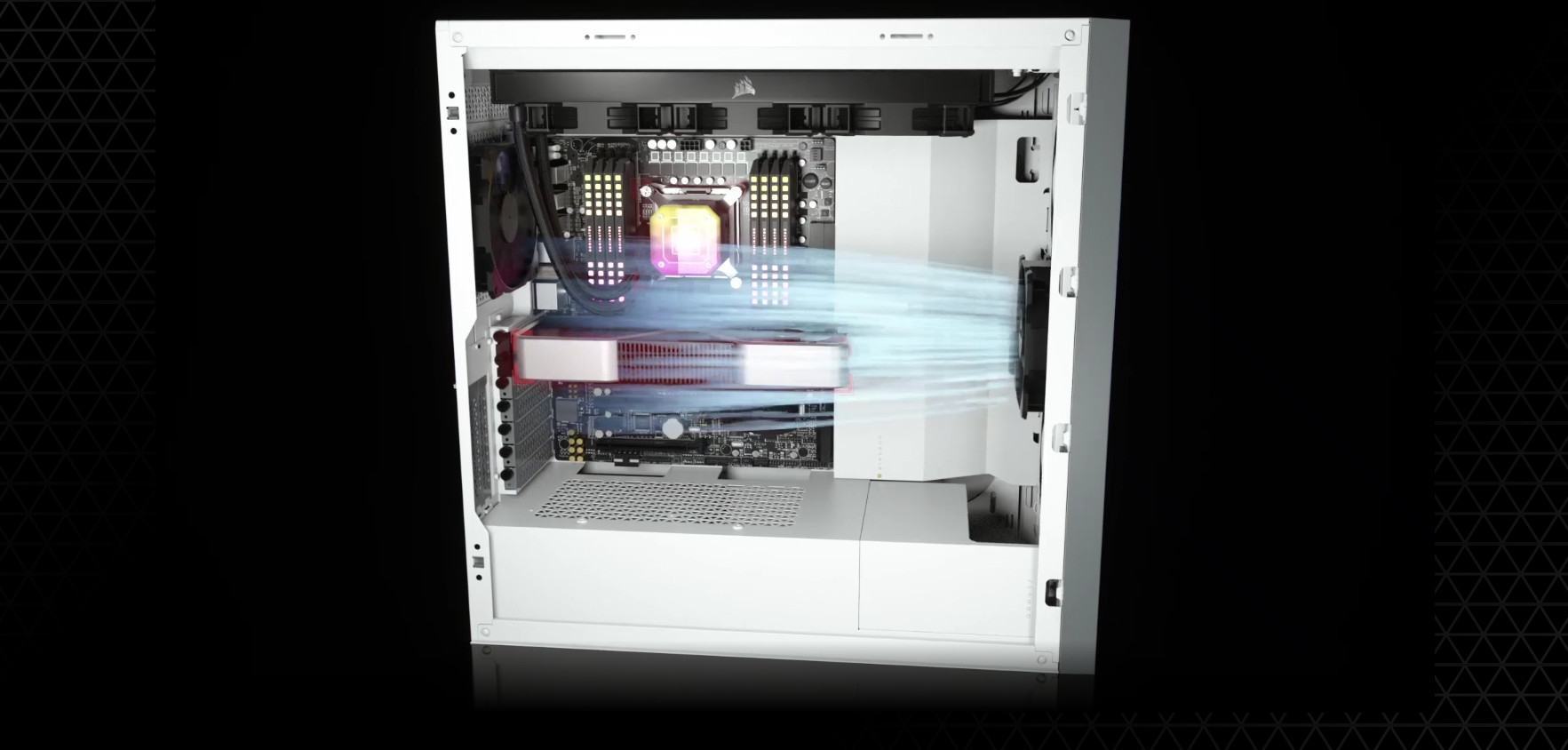 57450_vmytnhcorsair5000dairflowtgwhite8 Vỏ máy tính Corsair 5000D Airflow TG White giới thiệu 4