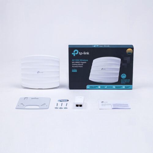 Access Point Gắn Trần TP-Link EAP225 AC cùng phụ kiện đi kèm