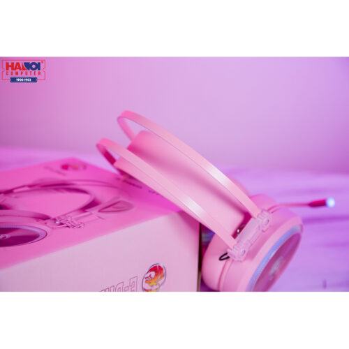 Tai nghe E-Dra EH412 Pro Led RGB, USB Màu Hồng