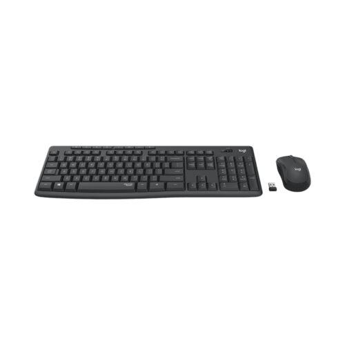 Bộ bàn phím + chuột không dây Logitech MK295 màu đen (USB/SilentTouch)