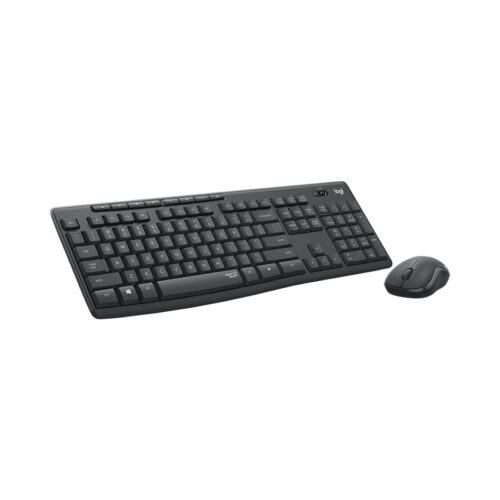 Bộ bàn phím + chuột không dây Logitech MK295 màu đen (USB/SilentTouch)