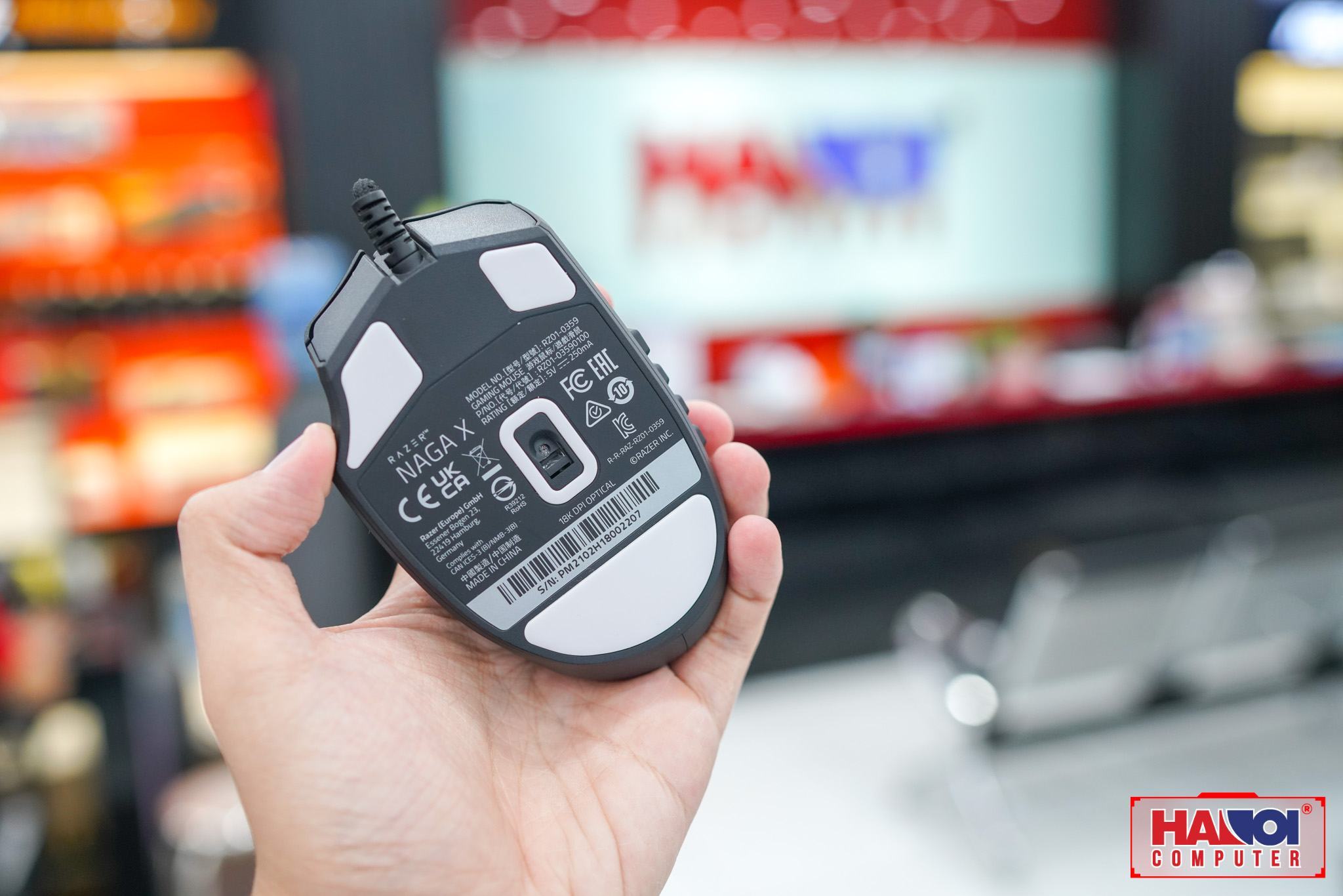 Chuột chơi game Razer Naga X (USB/RGB/Đen) (RZ01-03590100-R3M1)