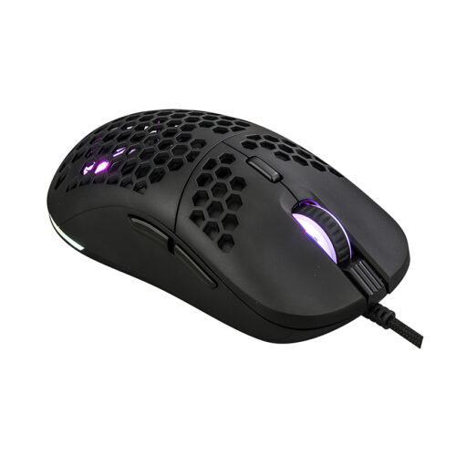 Chuột E-Dra EM618 Đen (USB/RGB/Huano20M/Avago3327/12400dpi)