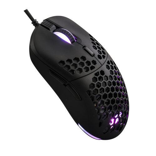 Chuột E-Dra EM618 Đen (USB/RGB/Huano20M/Avago3327/12400dpi)