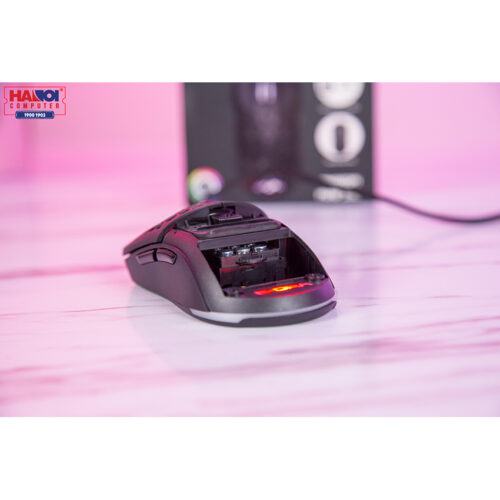 Chuột E-Dra EM618 Đen (USB/RGB/Huano20M/Avago3327/12400dpi