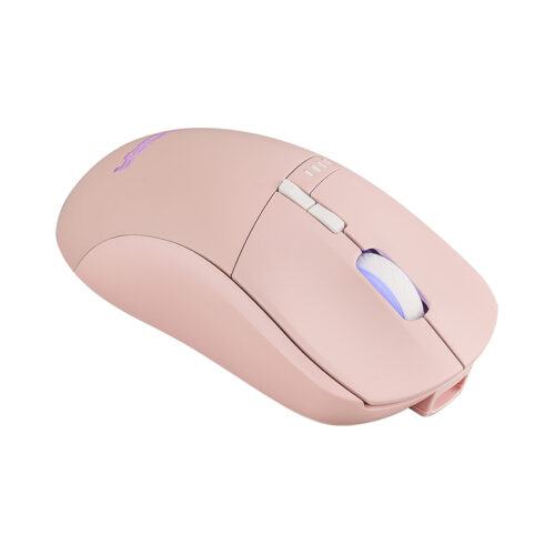 Chuột Không dây E-Dra EM620W Hồng (USB/RGB/Avago3325/Huano sw)