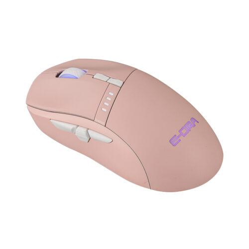 Chuột Không dây E-Dra EM620W Hồng (USB/RGB/Avago3325/Huano sw)