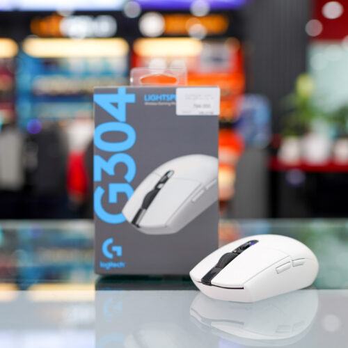 Chuột không dây Logitech G304 Lightspeed trắng (USB)