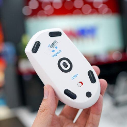 Chuột không dây Logitech G304 Lightspeed trắng (USB)