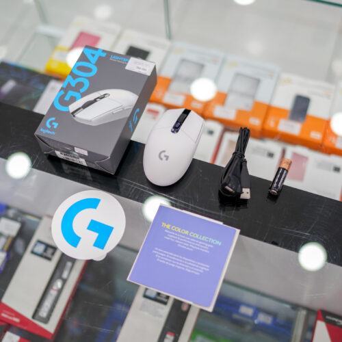 Chuột không dây Logitech G304 Lightspeed trắng (USB)