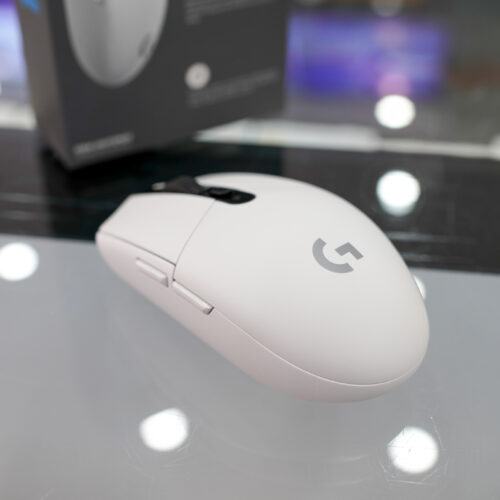 Chuột không dây Logitech G304 Lightspeed trắng (USB)