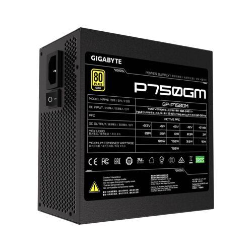 Nguồn Gigabyte GP- P750GM 750W (80 Plus Gold/Full Modular/Màu Đen) 02