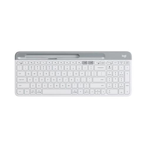 Bàn phím không dây Logitech K580 Pale Grey (USB/Bluetooth/Trắng)