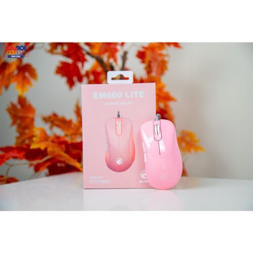Chuột Edra EM660 Lite FPS Hồng (USB)