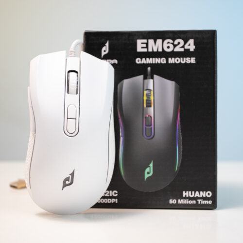 Chuột Edra EM624 trắng (USB)