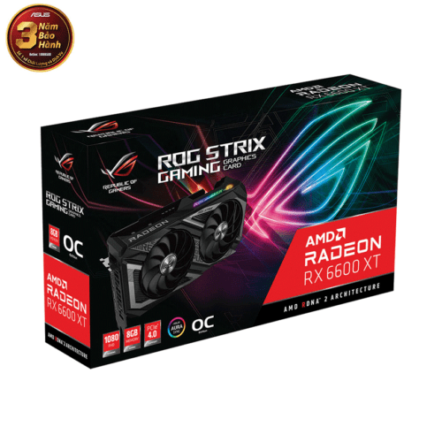 Card màn hình Asus ROG STRIX RX 6600 XT-O8G-GAMING 6